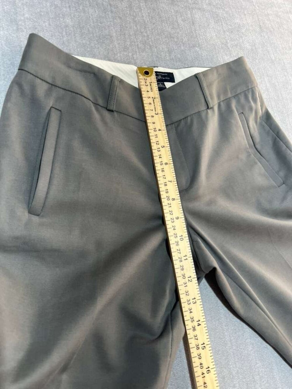 Banana Republic 718 Martin Fit Gray Stretch Dress Pants Women’s Size 4 - Picture 6 of 9
